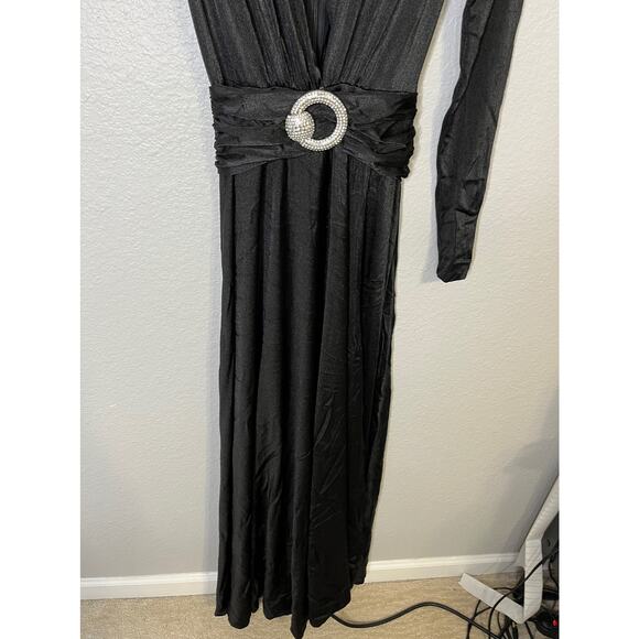 Bronx and Banco Starlight Gown in Black - Picture 3 of 12